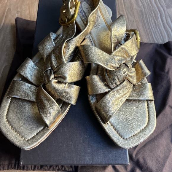 Elie Tahari Gold Women's Sandals - Picture 3 of 8